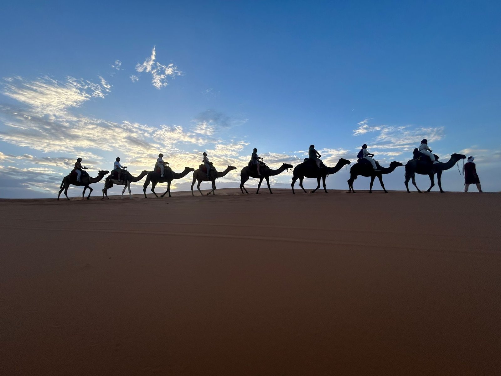 Desert landscape on the Marrakech to Merzouga route