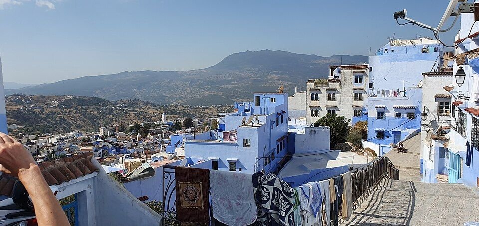 Chefchaouen blue medina on a Morocco tour from Casablanca