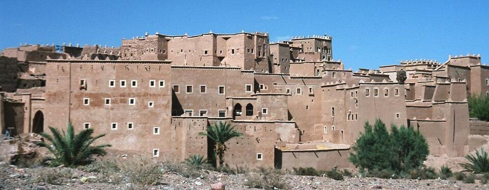 Historic kasbah architecture in Ouarzazate
