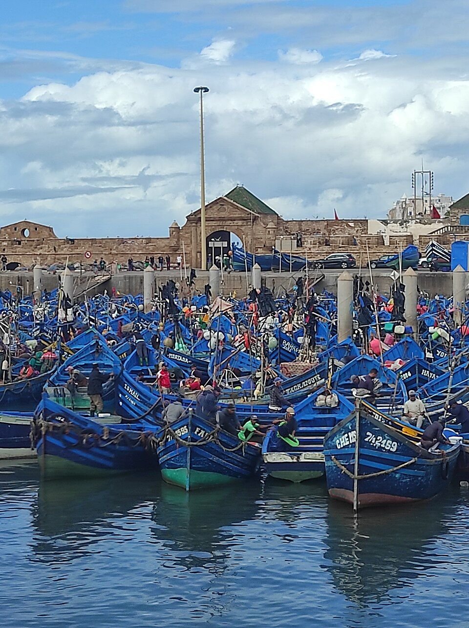 Fishing port of Essaouira on Morocco Atlantic coast