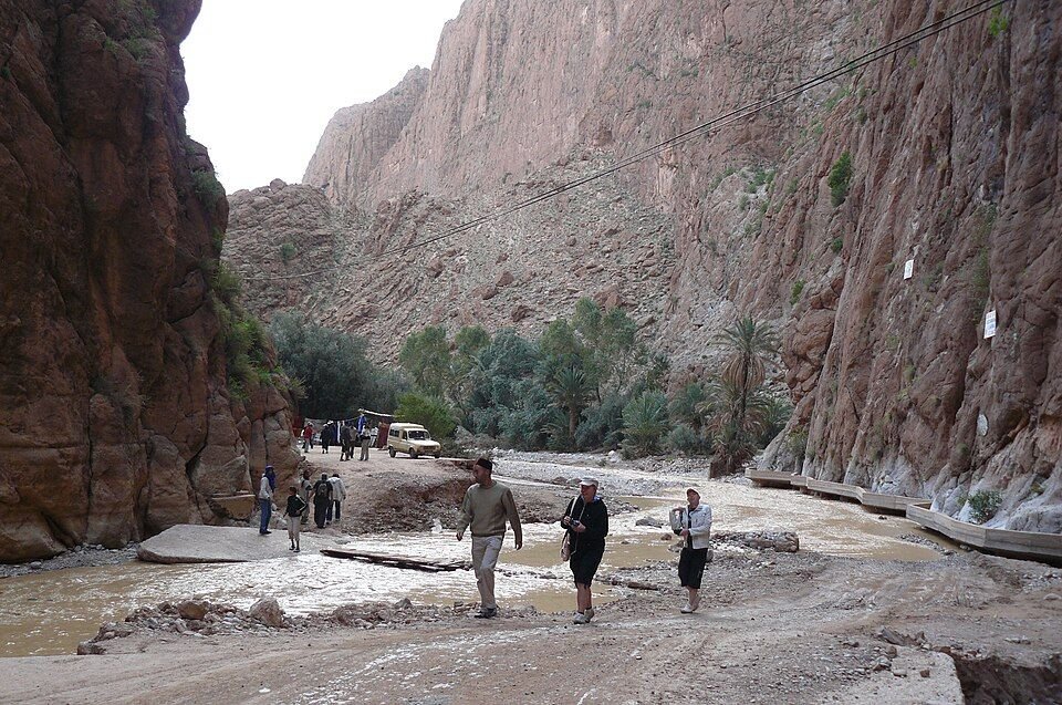 Todra Gorge cliffs in southern Morocco