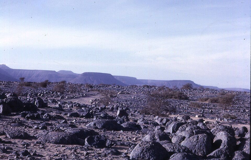 Sahara Desert landscape in Mauritania
